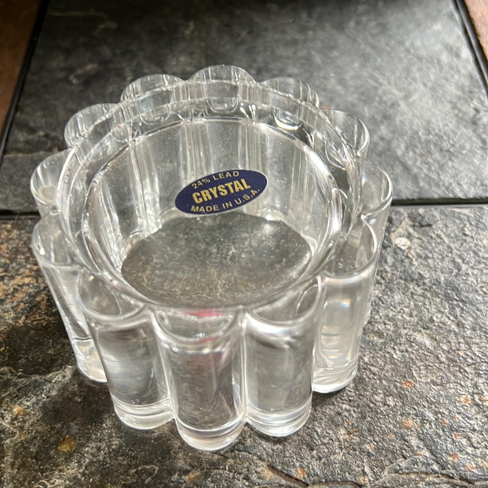 Partylite Crystal candle holder